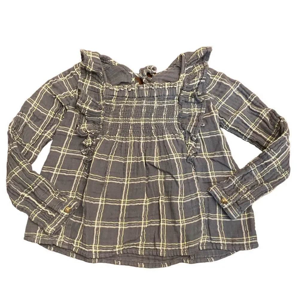 Justice | Long Ruffle Sleeve Blouse, Size 7